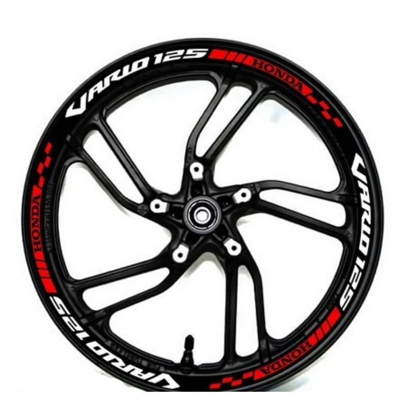 0004 sticker cutting velg Honda Vario 125/150 new dan LED keren