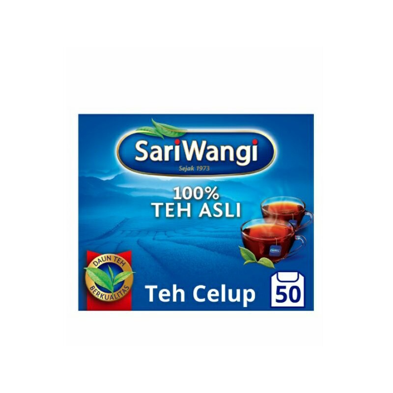 Sariwangi Teh Hitam Asli 50 Teh Celup