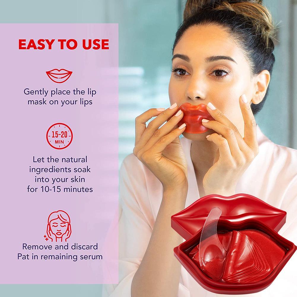 [BPOM] BIOAQUA Cherry Collagen Moisturizing Essence Lip Mask - Masker Bibir Anti Kerutan &amp; Pecah