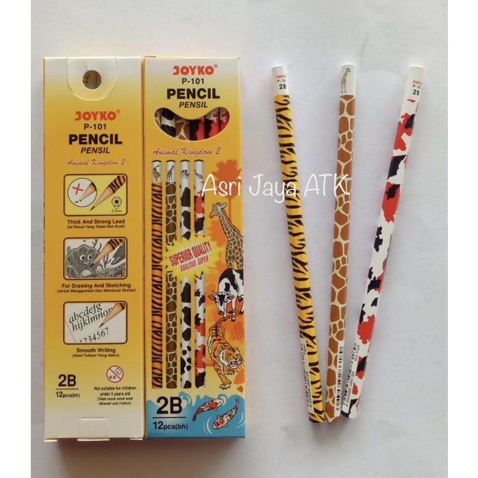 

Pensil Joyko P101 / Pensil 2B (12pcs)