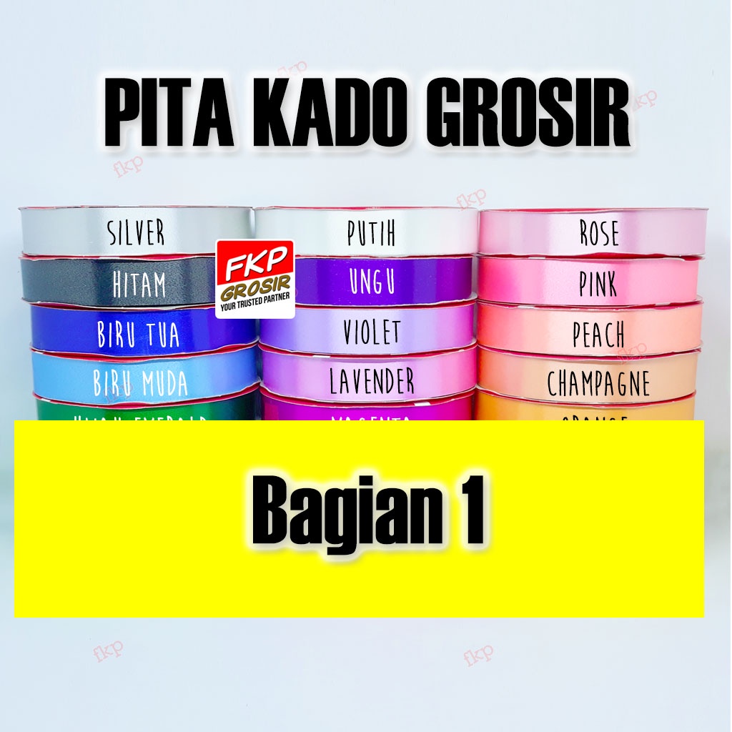 

GROSIR PER 5 ROLL - PITA KADO 1 / PITA JEPANG / PITA PLASTIK 3/4 INCH / PITA 3/4 INCH