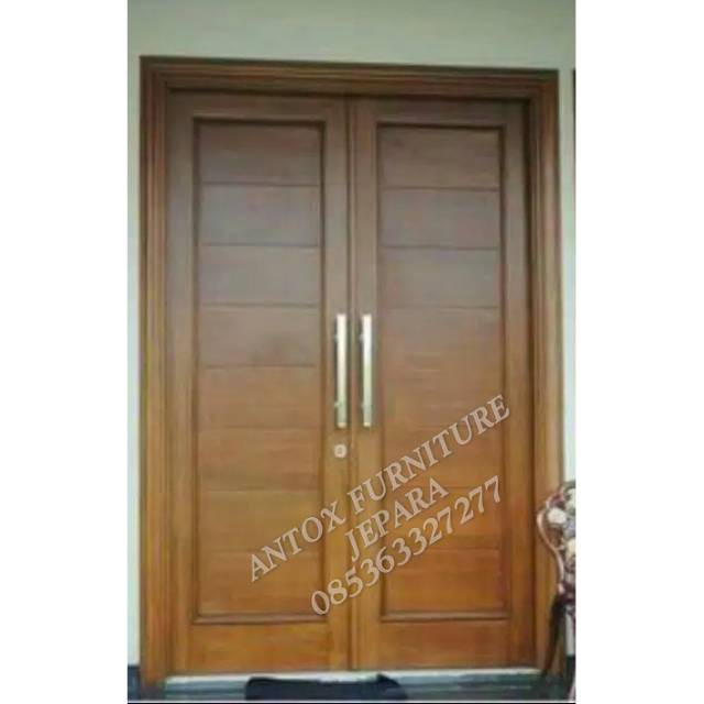 Kusen pintu jati minimalis pintu rumah