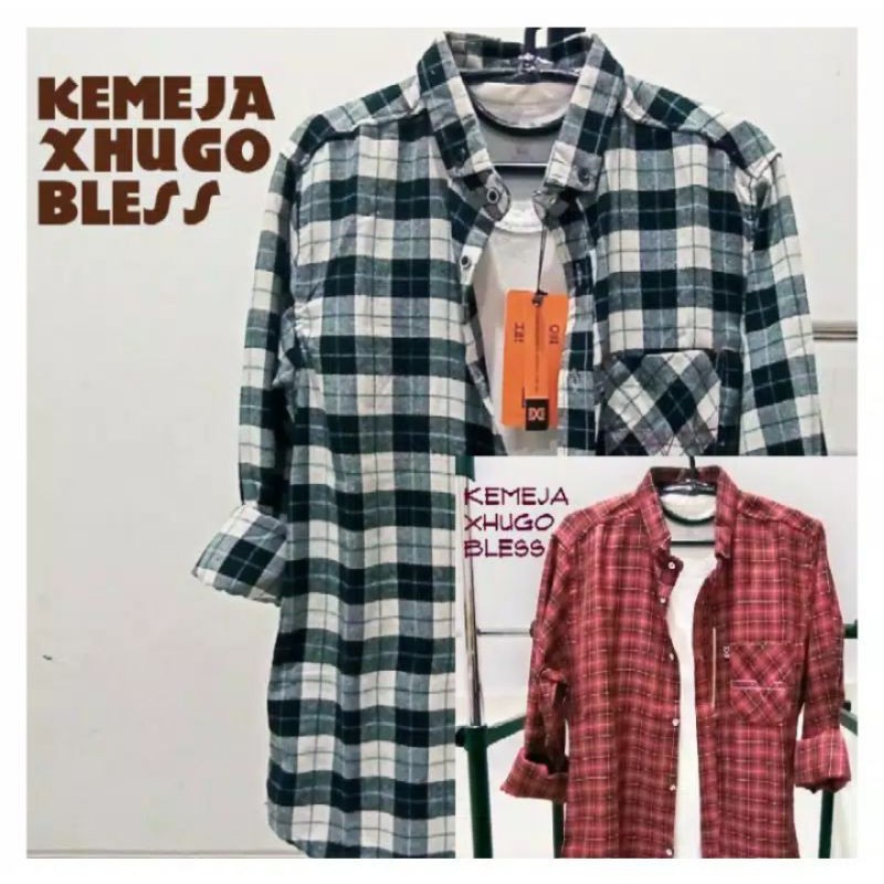 KEMEJA LENGAN PANJANG PRIA//ORIGINAL - HUGO BLESS