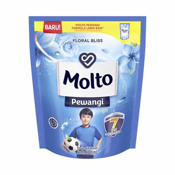 Molto Pewangi Blue Pouch 1800 Ml