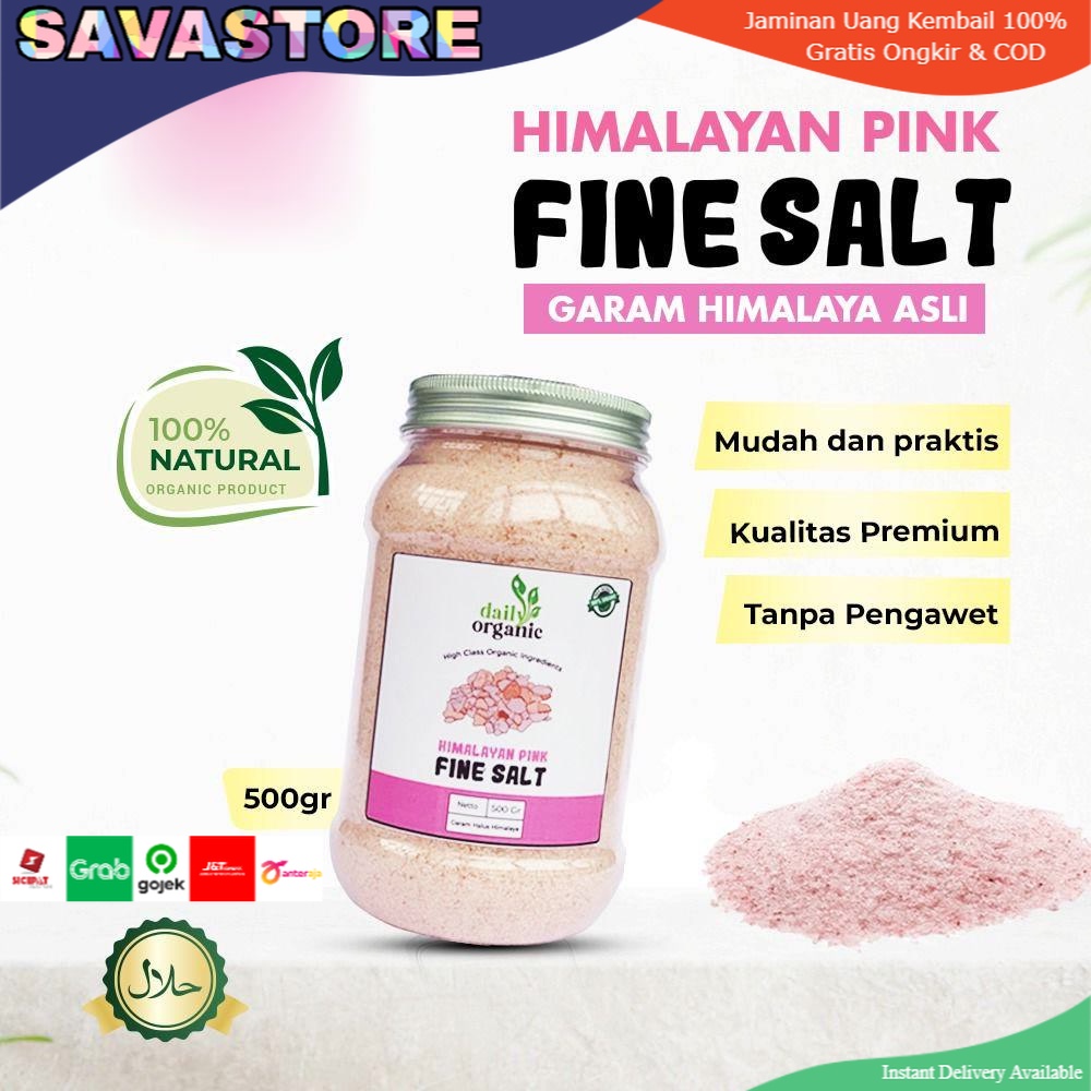 GARAM HIMALAYA ASLI 100% DAILY ORGANIC PREMIUM HIMALAYAN PINK SALT ORIGINAL