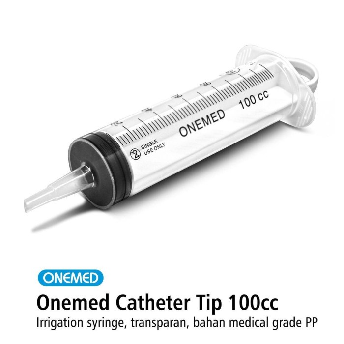 Feeding Syringe 100cc Catheter Tip Onemed OJ2