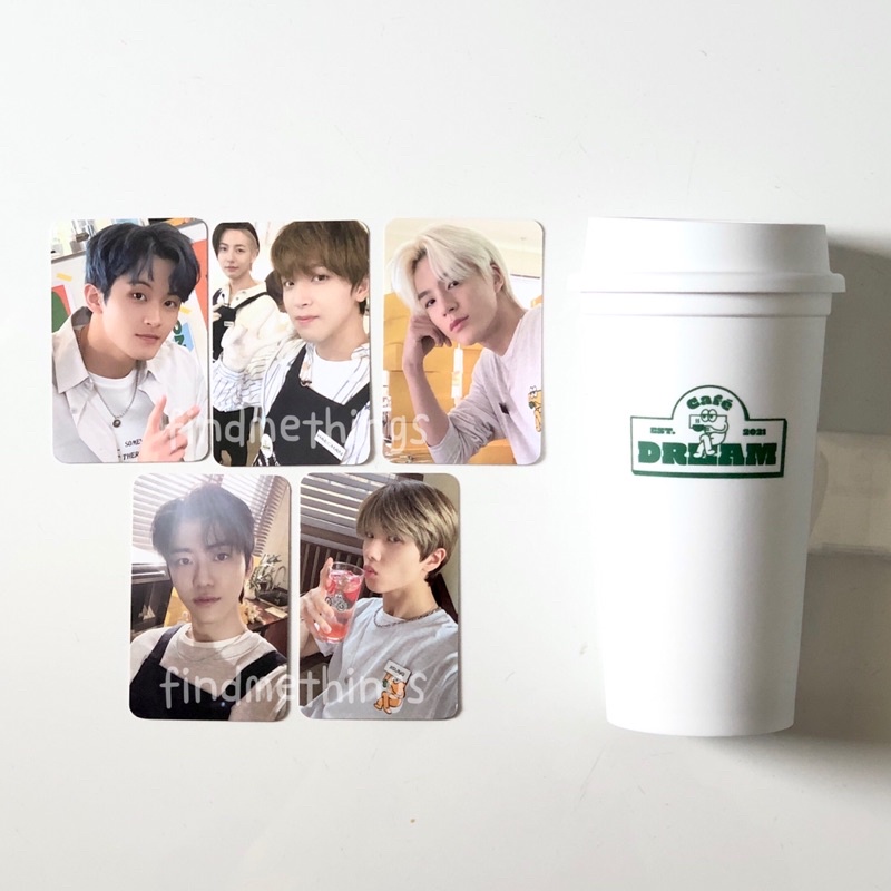 [ready stock] nct dream cafe reusable tumbler - mark jeno haechan jaemin jisung