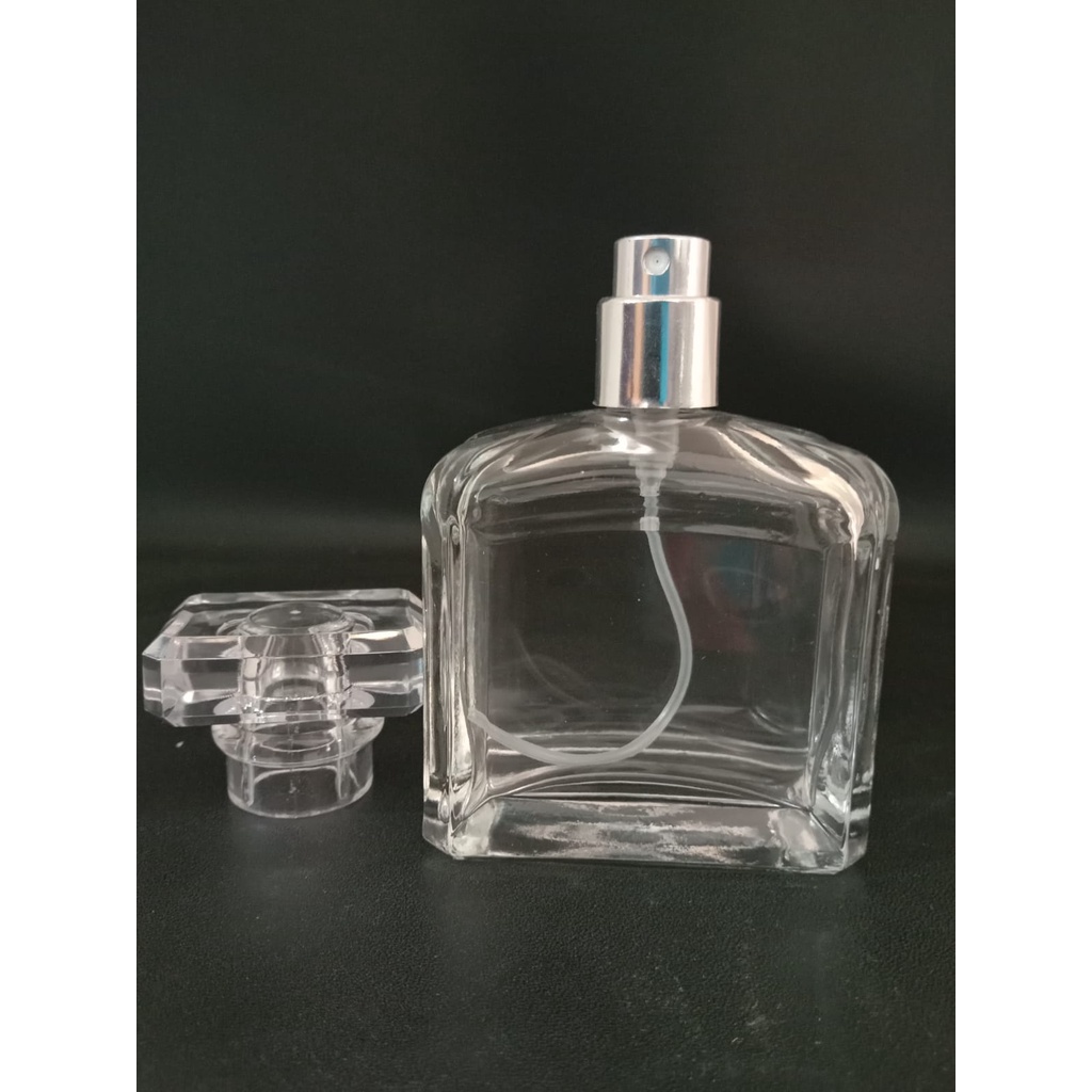 Botol Parfume V31656 Easypum Silver Tutup Chanel Bening Eceran/Pcs