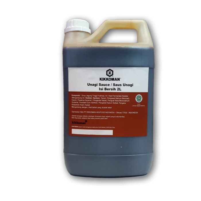 

Kikkoman Unagi Sauce HALAL Jerigen 2L