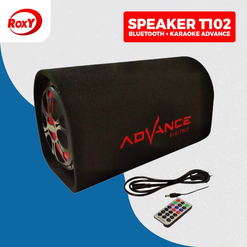 Speaker Aktif Bluetooth T102 + Karaoke ADVANCE