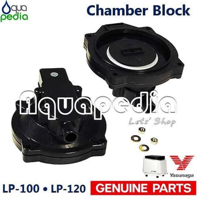 Chamber Block Yasunaga Lp-120H Suku Cadang Asli Karet Membran Original Berkualitas