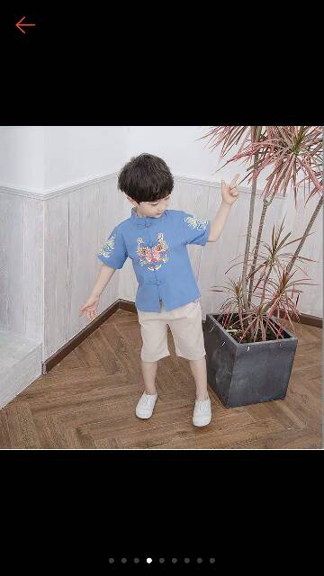 Baju cheongsam imlek setelan cewek &amp; cowok