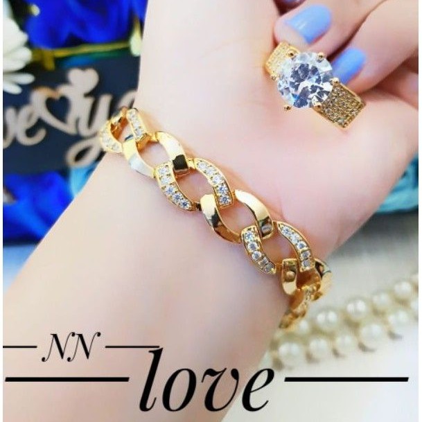 Xuping gelang dan cincin c3