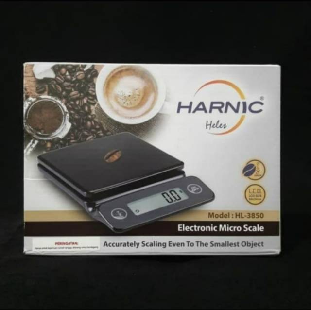 HARNIC HELES COFFEE SCALE HL 3850 ORI - Timbangan Dapur Digital HL3850