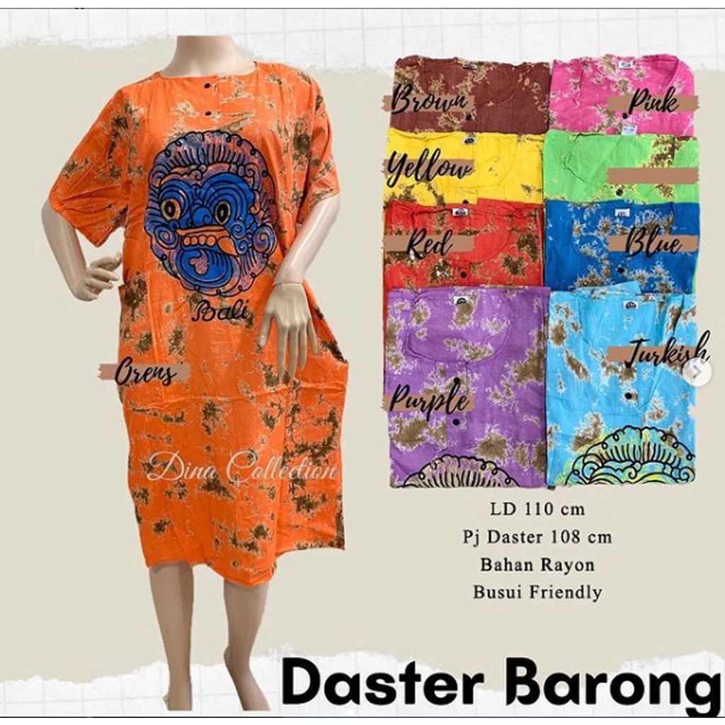 Daster dress barong bali