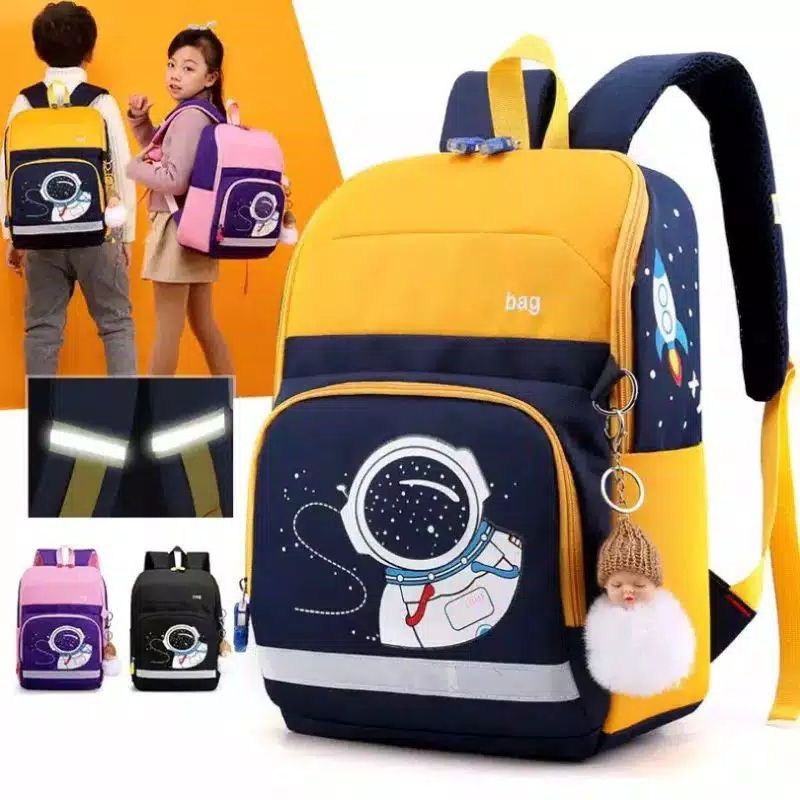 Tas Anak Astronot Ransel Sekolah Anak Laki Laki | Perempuang SD TK PAUD Kpop Bts Exo