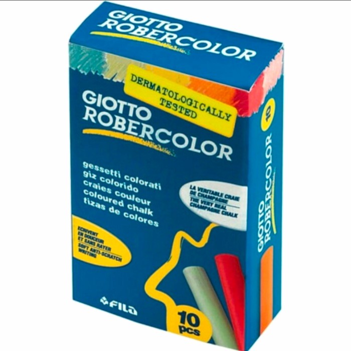 

Kapur Tulis 10 Warna GIOTTO Robercolor