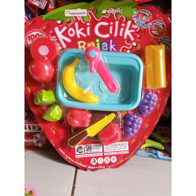 Jual Mainan Wastafle Koki Cilik Kgpb Shopee Indonesia