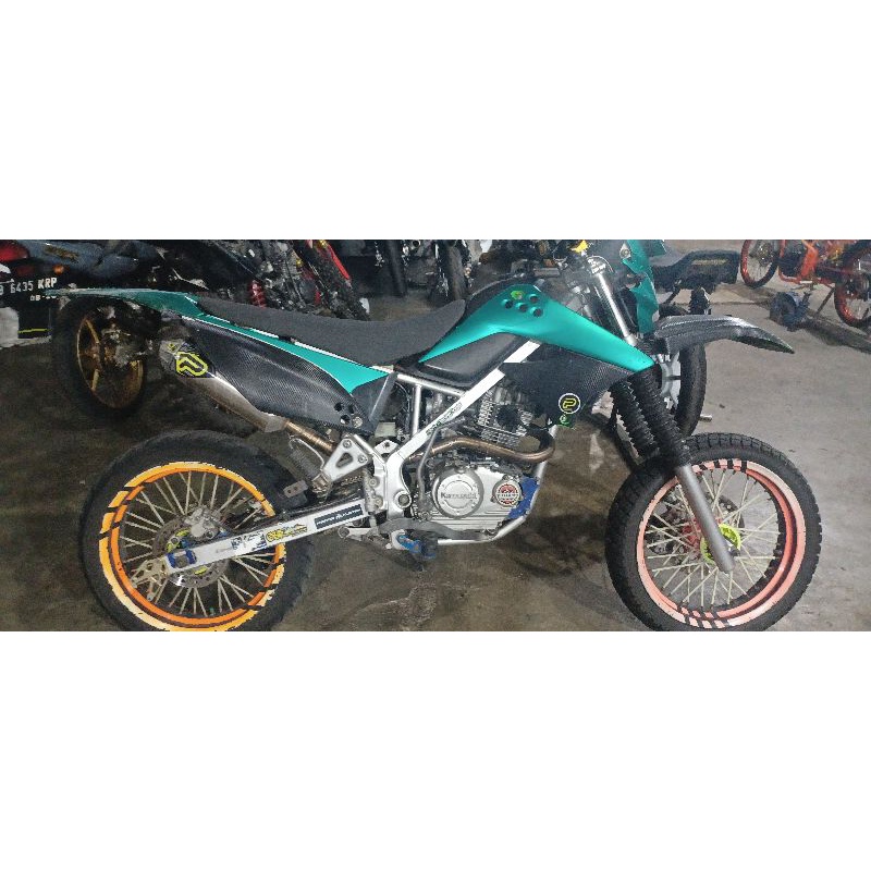 Knalpot Pekajaman Muffler KLX Dtracker Pekajaman Muffler Original Jogja 150 200CC Silincer  Kapsul K