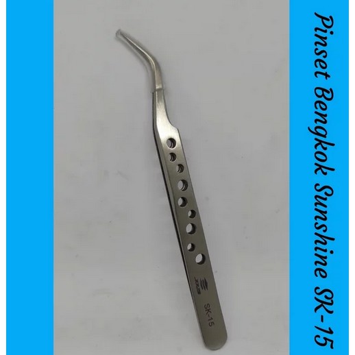 Tools Pinset Teknisi Hp Bengkok Pinset Tweezers SK-15