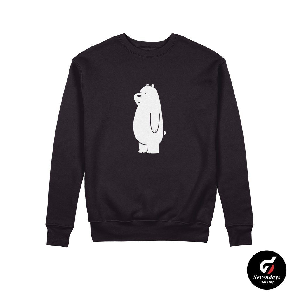 Sweater Crewnek WE BARE BEARS ICE BEAR CARTOON NETWORK KARTUN ANAK DISTRO SEVENDAYS CLOTH