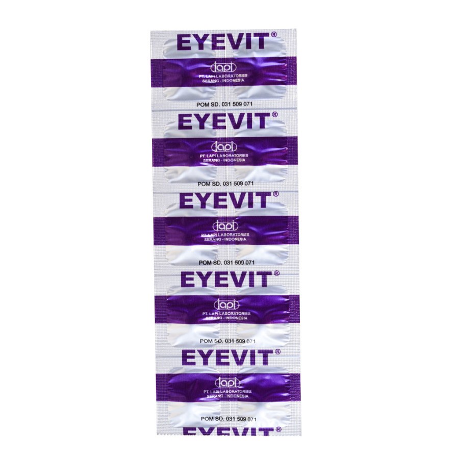 Vitamin Mata Eyevit per Strip isi 6 Tablet