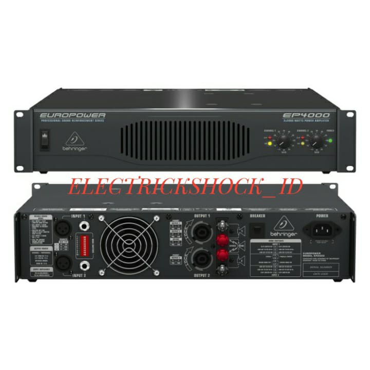 POWER AMPLIFIER BEHRINGER EP 4000 / EP4000 / EP-4000 ORIGINAL