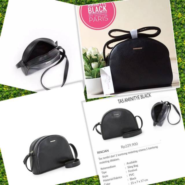 Tas aminitye black sophie paris