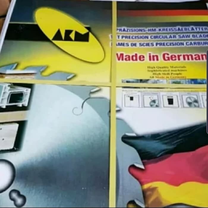 (MEI) mata gergaji belah potong kayu circular saw AKM 6in 36T GERMANY