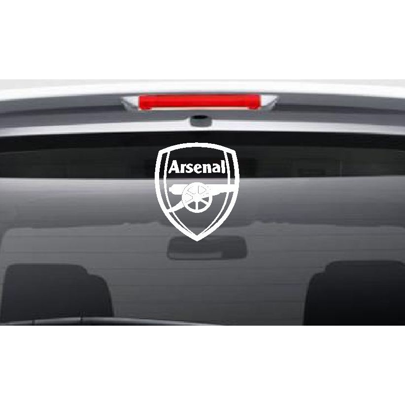 Stiker Mobil Arsenal Klub Bola Inggris Kaca Belakang Body Car Sticker