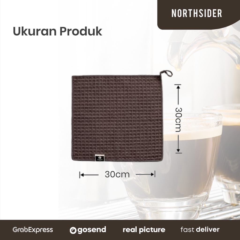 SERBET KAIN LAP MICROFIBER 30X30cm SERBA GUNA - BARISTA TOWEL NS002