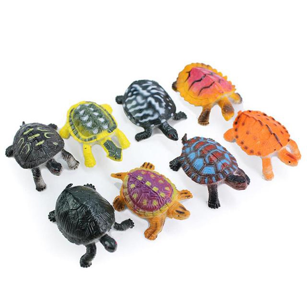 Needway  12Pcs/8Pcs Frogs Model Insect Butterfly Action Figures Learning Model Toys Crab Mini Poultry Marine life Goldfish Tortoise Education Toys