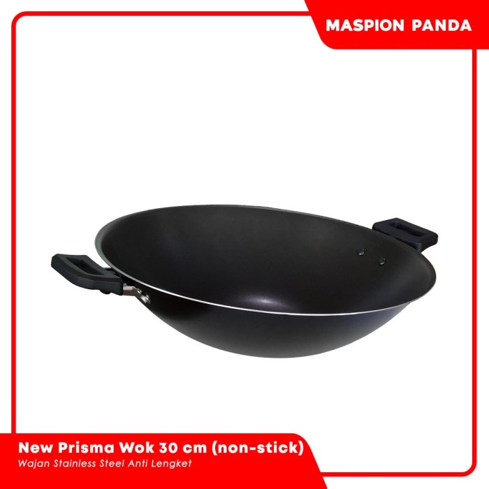 Maspion New Prisma Wok 30 cm - Wajan Anti Lengket