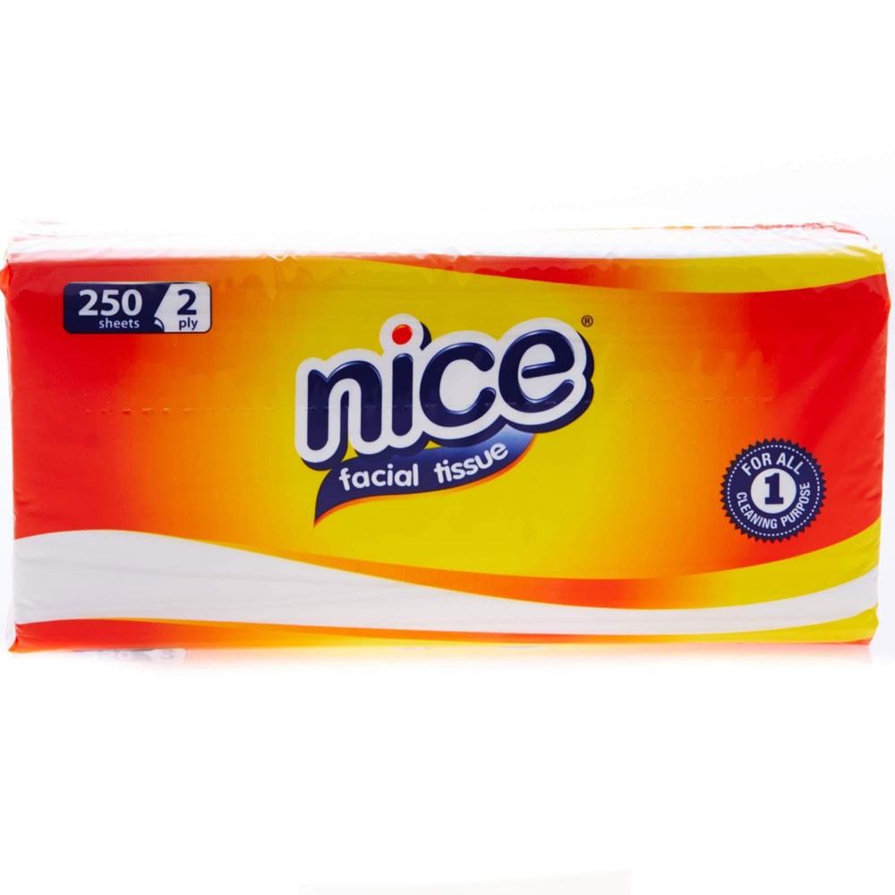 NICE TISU FACIAL SOFT PACK 250 SHEET (PANJANG)