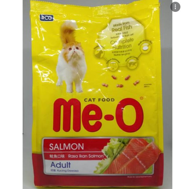 Me-O Adult Cat Salmon 1.1KG/Food/Makanan Kucing Dewasa/Meo