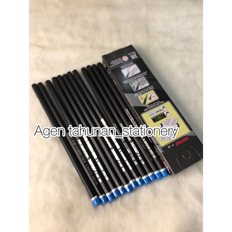

PENSIL 2B JOYKO P-92 / PENSIL KAYU HITAM 1pack isi 12pcs