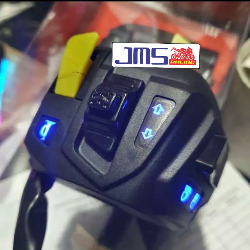 Saklar yamaha nmax ktc kytaco original kiri dan kanan plus lampu led biru komplit set pnp