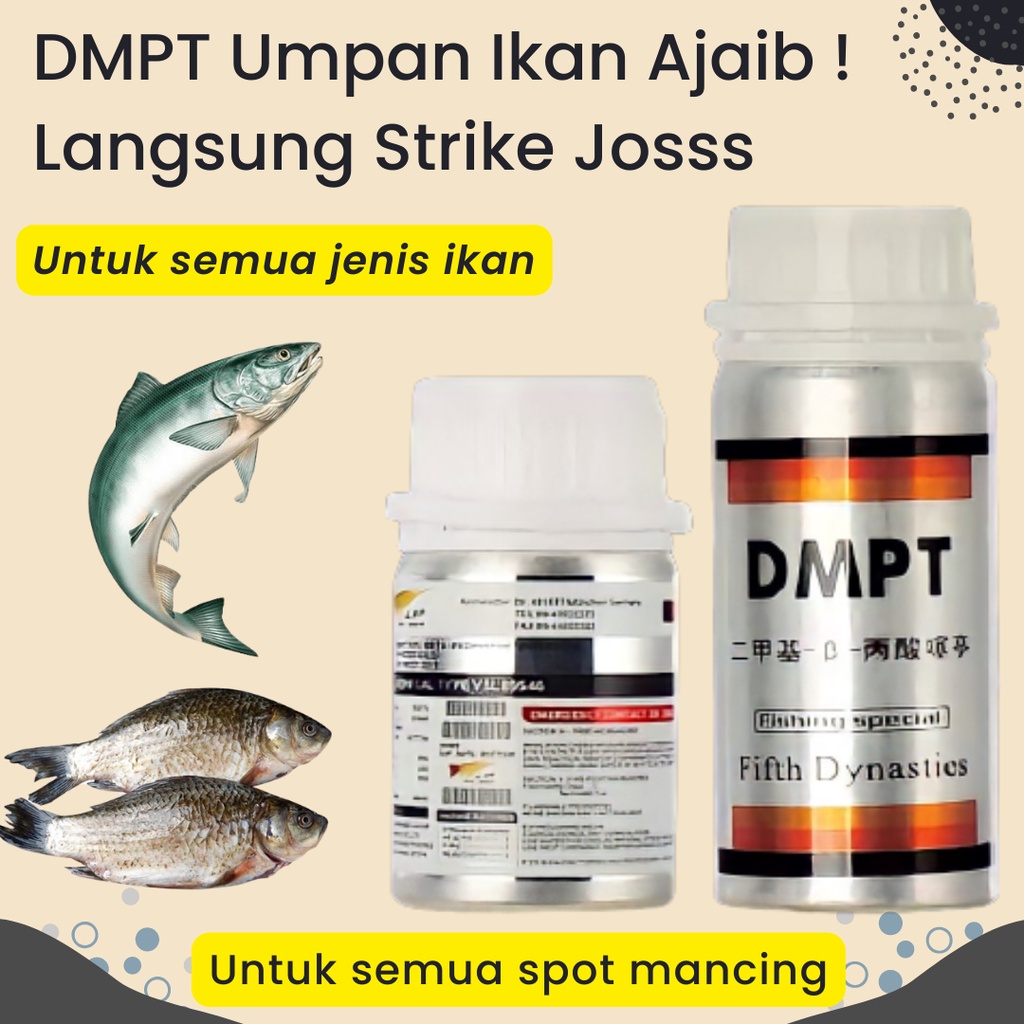 Dmpt Umpan Stimulant Pancing Penarik Ikan Laut Mas Nila Udang Siap Pakai Untuk Mancing Original