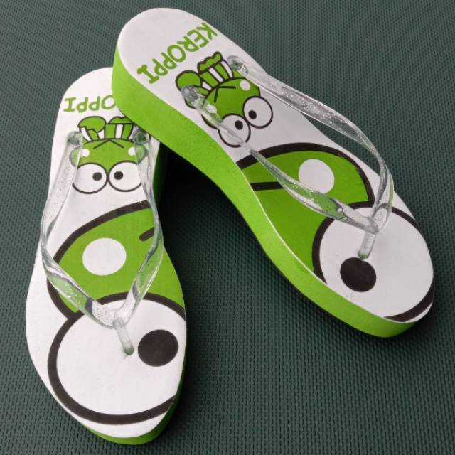 

Wedges spon karakter keroppi hijau stabilo