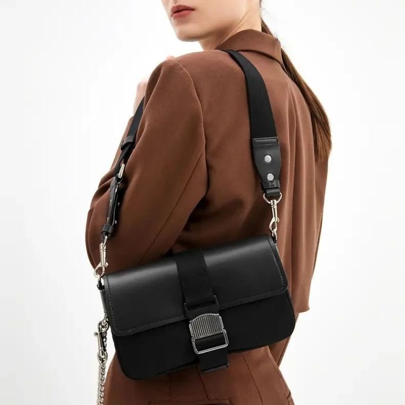 6.6 SALE | CK Aspen Metallic Belt Buckle Shoulder Bag