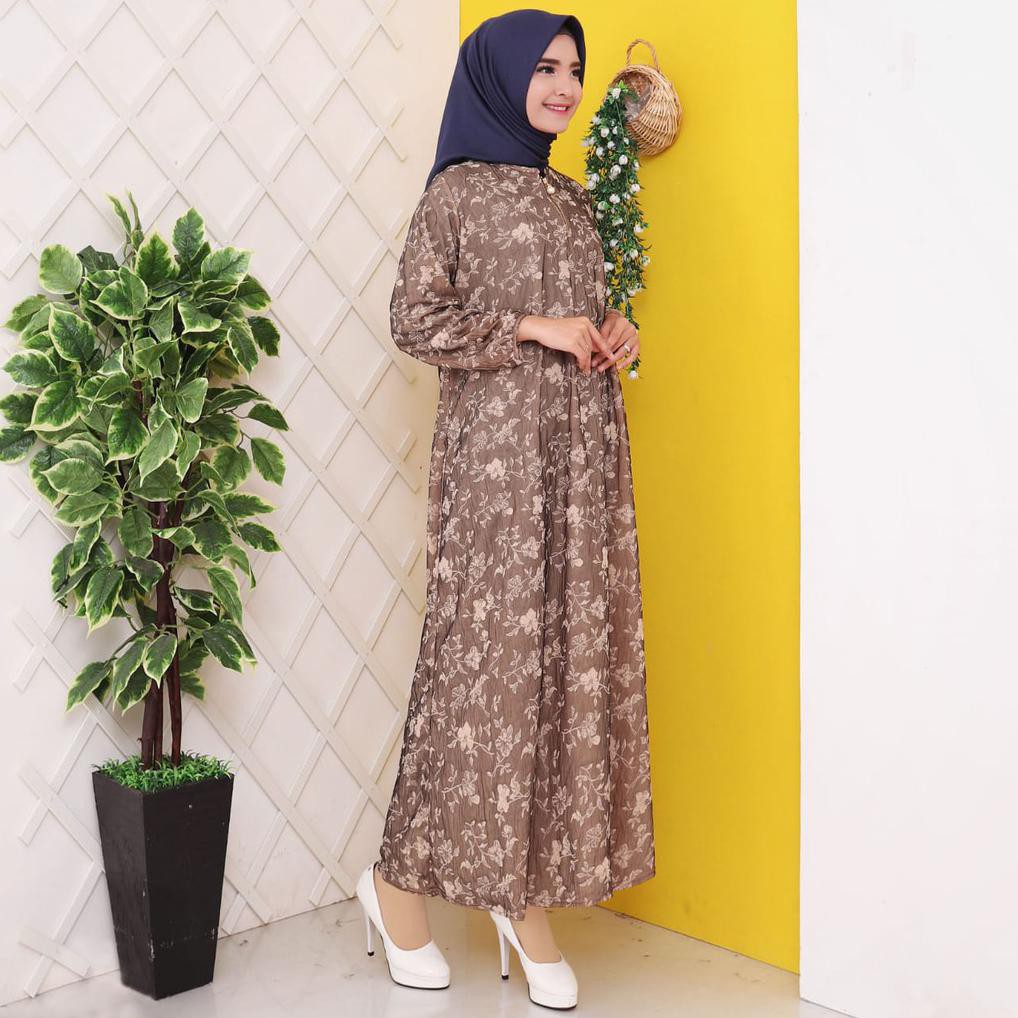 Baju Gamis Wanita Gamis Jumbo L Gamis Kaos Import Bunga