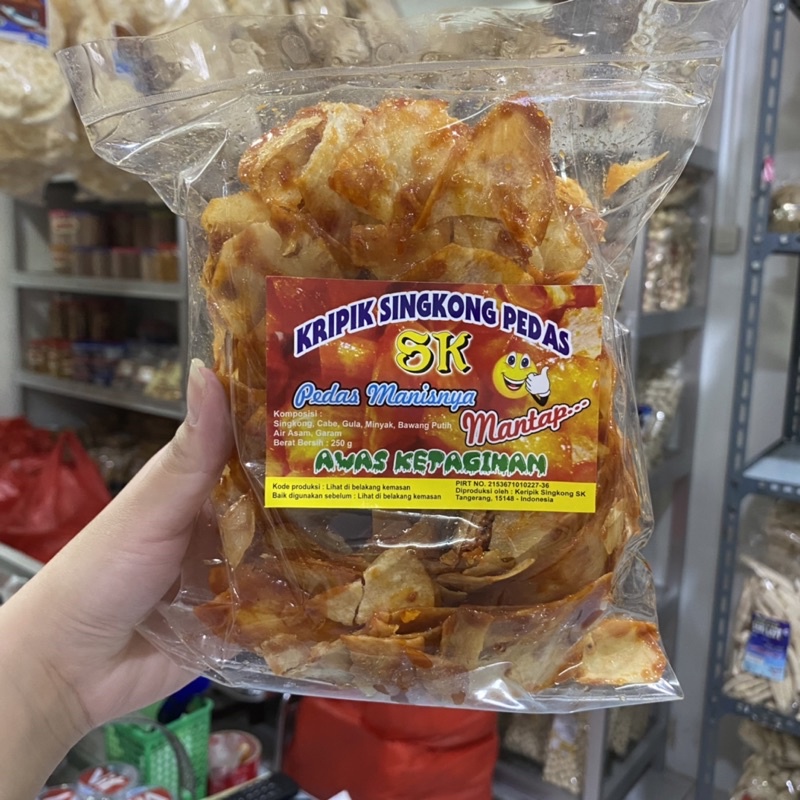 

Yang Lagi Viral Keripik Bangka Cap Berkah Singkong / Emping Balado Pedas Cemilan Khas Bangka - Snack