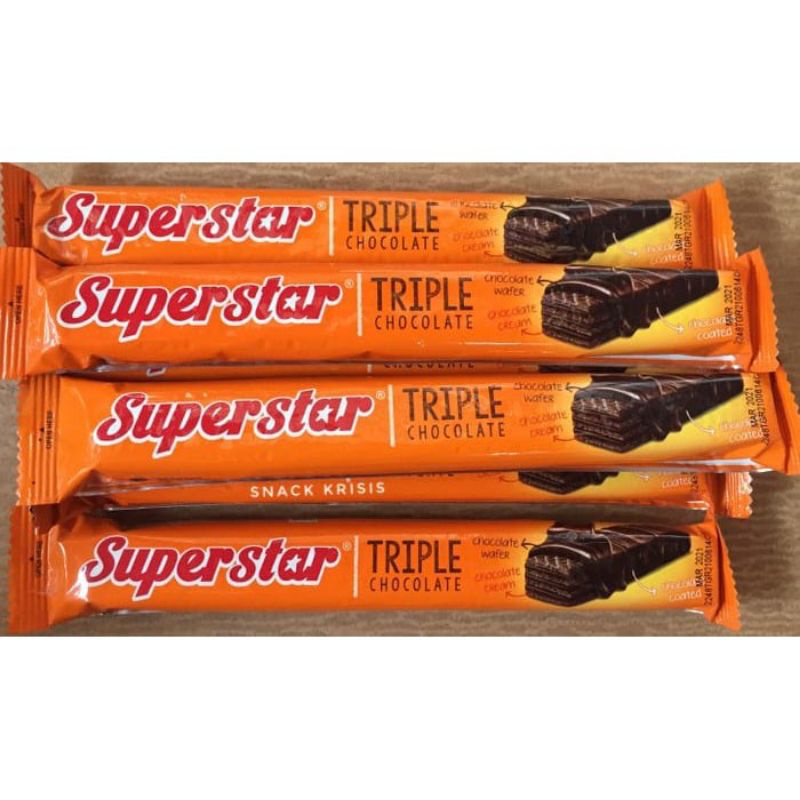 

Superstar Wafer Triple Chocolate 18g