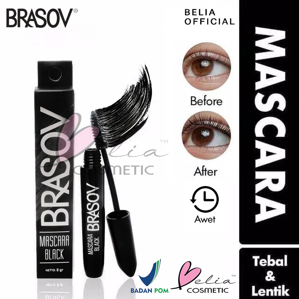 ❤ BELIA ❤ BRASOV (✔️BPOM) Mascara Black 8g | maskara hitam