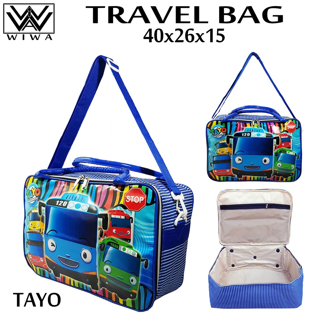 Tas Travel Koper Jinjing Anak Karakter Tayo