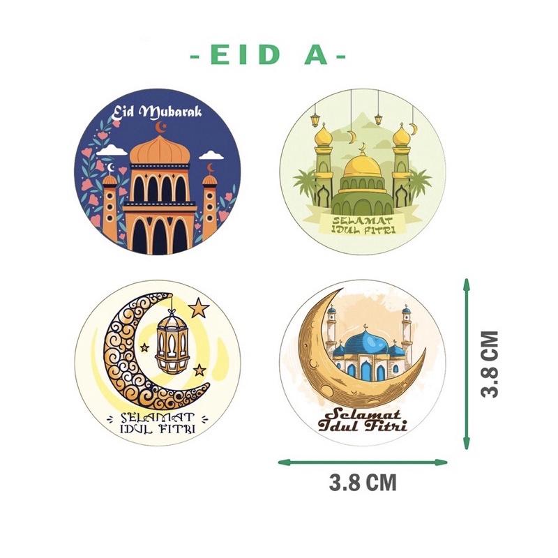 

Sticker Lebaran Eid AB 3,8cm (1pc)