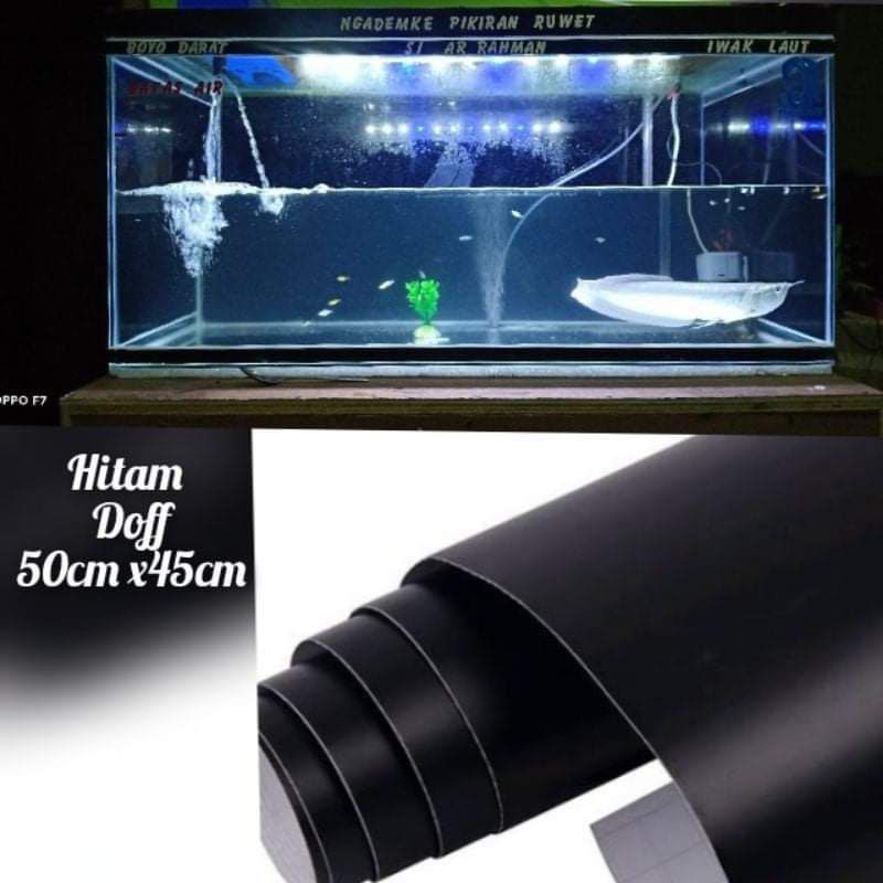STIKER SKOTLET AQUARiUM HITAM STIKER AQUARIUM
