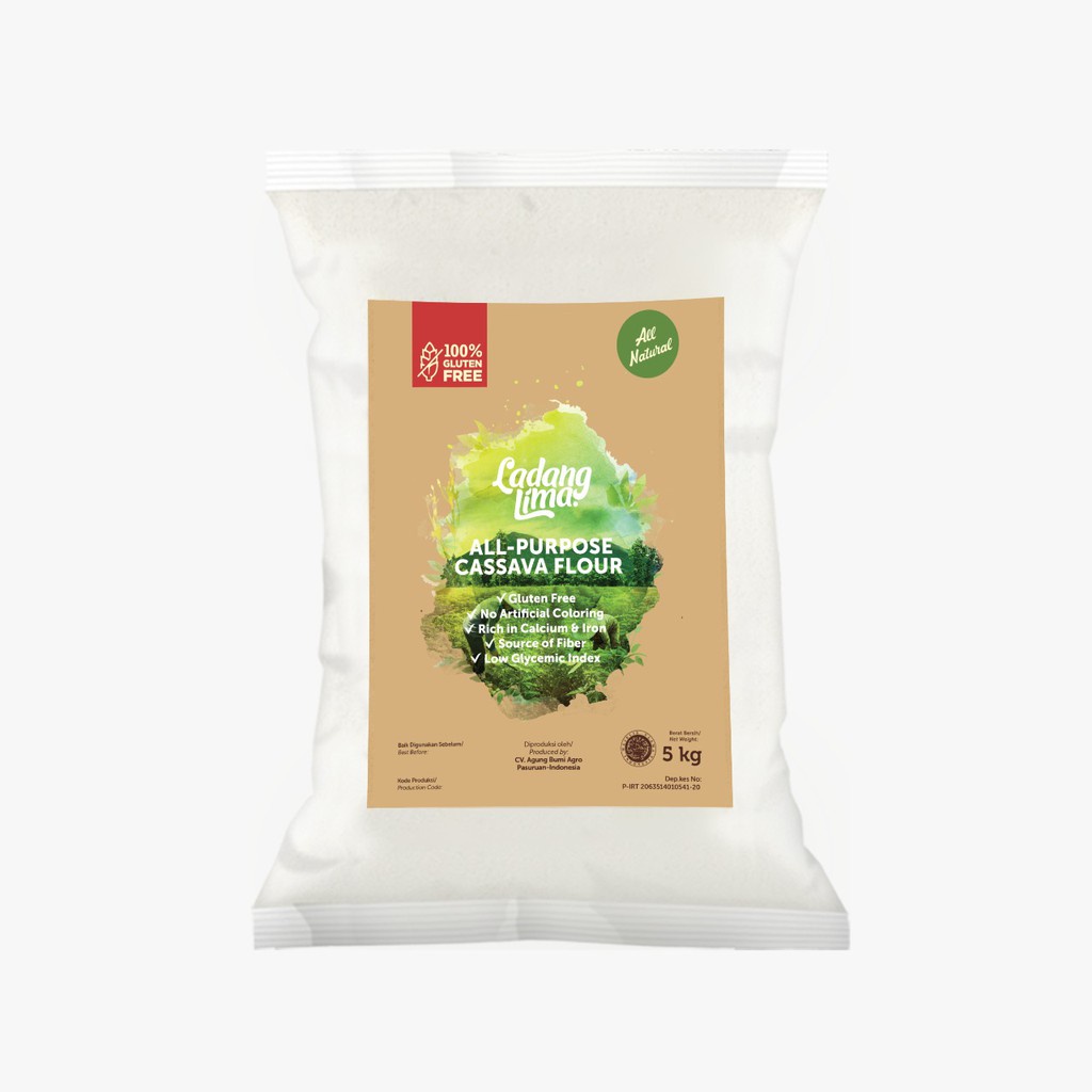 Ladang Lima, Gluten Free Cassava Flour 5 kg