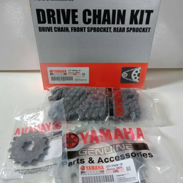 Gear set komplit Yamaha Jupiter  Z Vega R New kualitas ori.
