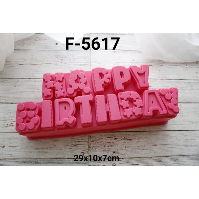 

KUE-PENGHIAS-ALAT- F-5617 CETAKAN SILIKON LOYANG SILIKON CETAKAN PUDDING HAPPY BIRTHDAY -ALAT-